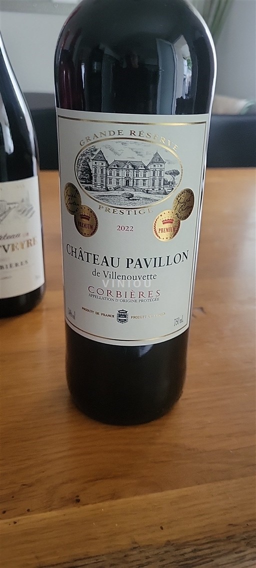 Langvedok Corbières Château Pavillon de Villenouvette Grande Réserve Prestige 2022
