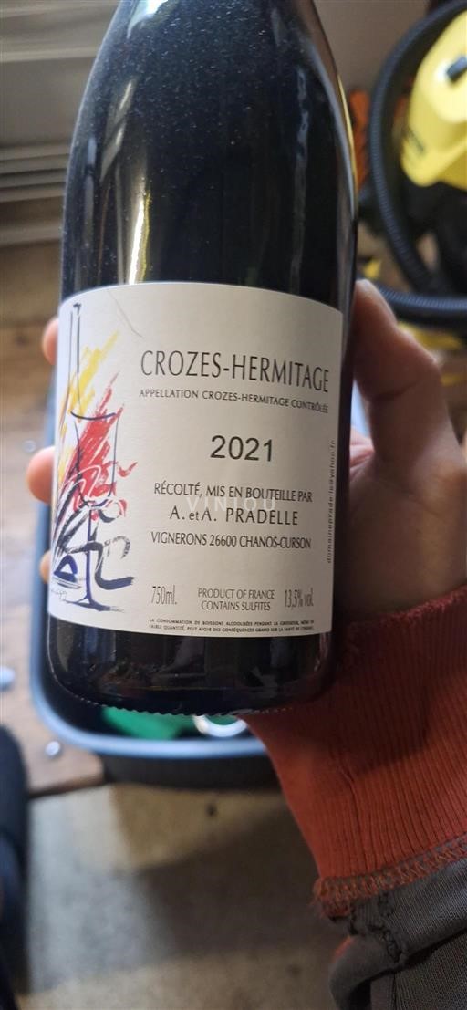 Thung lũng Rhône Crozes-hermitage Pradelle 2021
