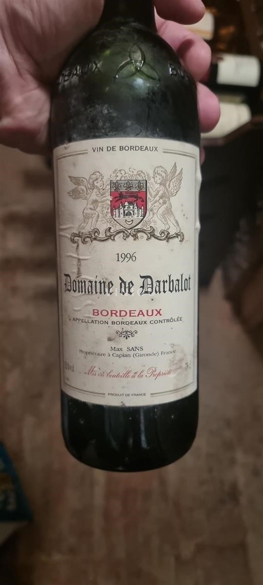 Bordeaux Domaine Darbalot 1996