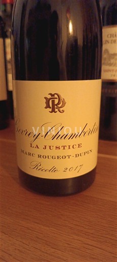 Bourgondië Gevrey-Chambertin Grand Cru Marc Rougeot-Dupin La Justice 2017