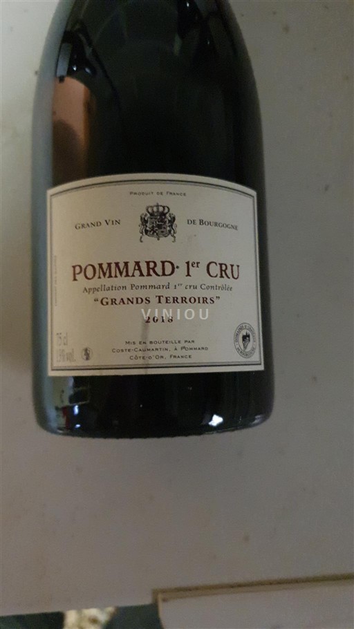 Borgoña Pommard Premier Cru Coste-Caumartin Grands Terroirs 2018