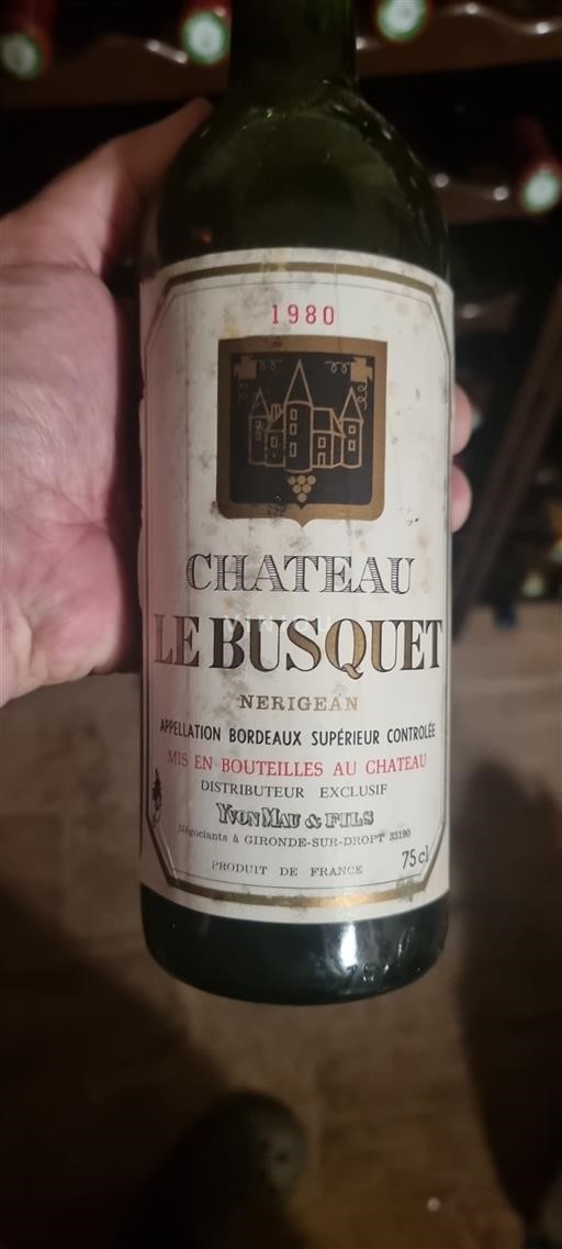 Burdeos Bordeaux superior Château Le Busquet 1980
