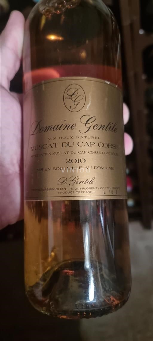 Corse Muscat-du-cap-corse Domaine Gentile 2010