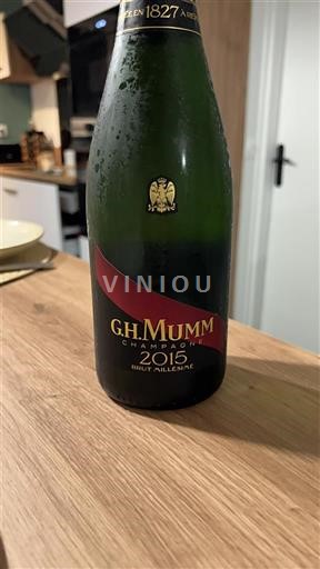 Champagne Sâm-panh G.H. Mumm Brut Millésimé 2015