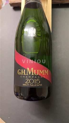 Champanhe G.H. Mumm Brut Millésimé 2015