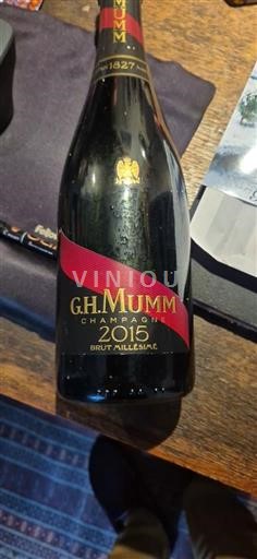 Samppanja G.H. Mumm Brut Millésimé 2015