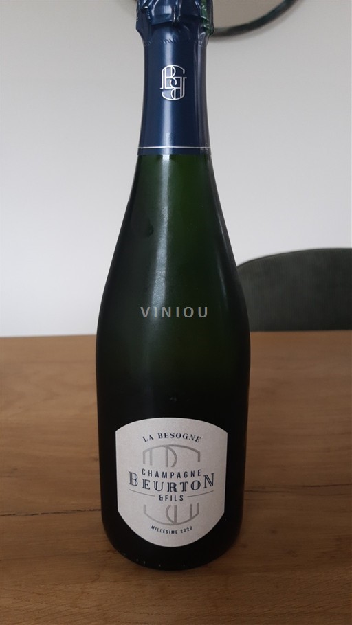Vin Effervescent Blanc brut La Besogne Beurton & Fils 2020 France Champagne AOC methode_traditionnelle