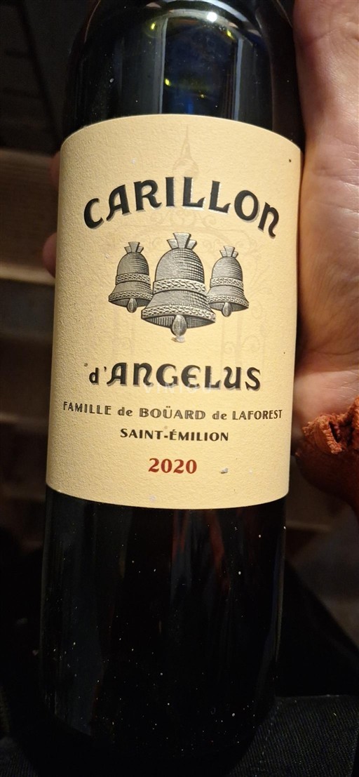 Bordeaux Saint-Émilion Grand Cru Angélus Carillon d'Angélus 2020
