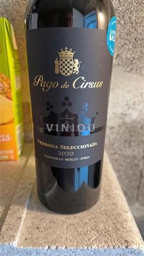 Navarra Ni doloceno Pago de Cirsus Vendimia Seleccionada 2020