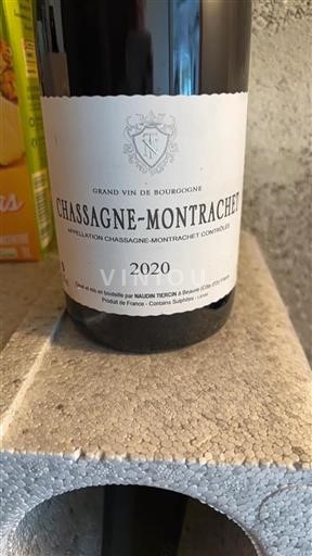Burgund Chassagne-Montrachet Naudin Tiercin 2020