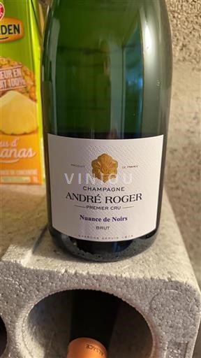 Champagne Premier Cru André Roger Nuance de Noirs Icke årgångsbetecknad