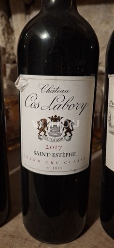 Bordeaux Saint-Estèphe Grand Cru Classé Château Cos Labory 2017