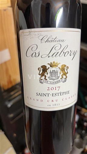 Bordeaux Saint-Estèphe Grand Cru Classé Château Cos Labory 2017
