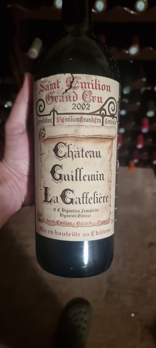 Burdeos Saint-Émilion Gran Cru Château Guillemin La Gaffelière 2002