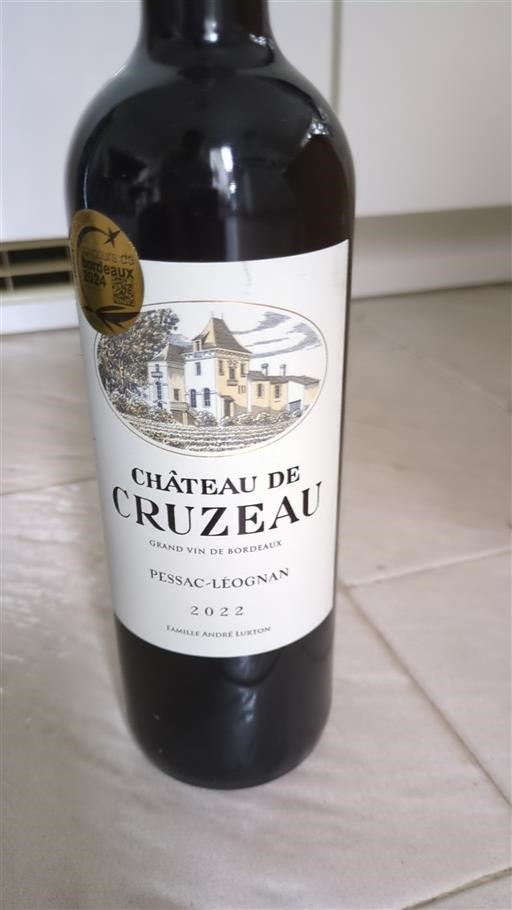 Burdeos Pessac-Léognan Château Cruzeau 2022