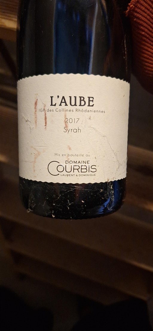 Alpi e Paesi Rodaniani Collines Rodanesi Domaine Courbis L'Aube 2017