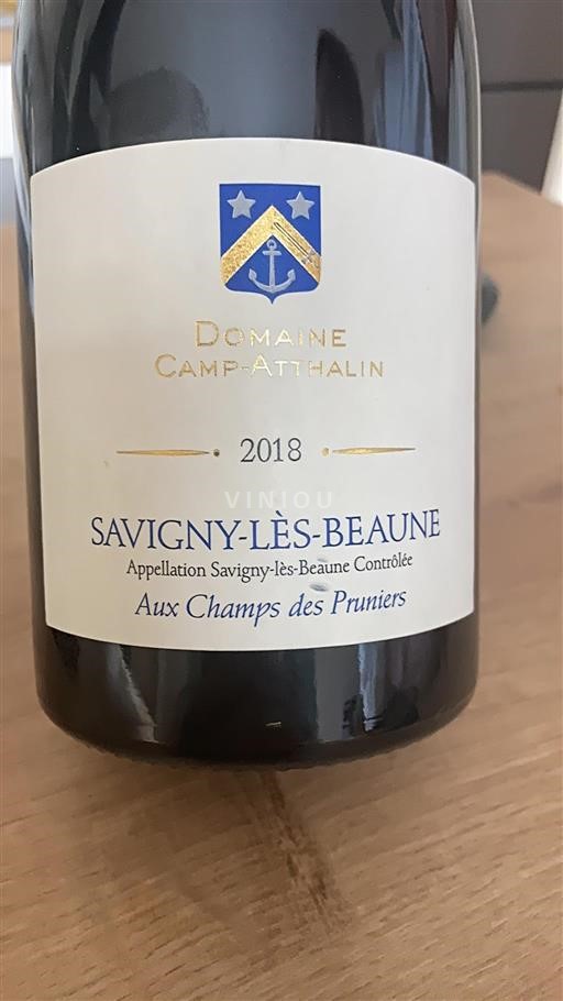Borgonha Savigny-lès-Beaune Domaine Camp-Atthalin Aux Champs des Pruniers 2018