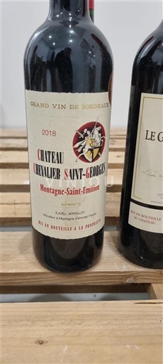 Bordeaux Montagne-saint-émilion Château Chevalier Saint-Georges 2018