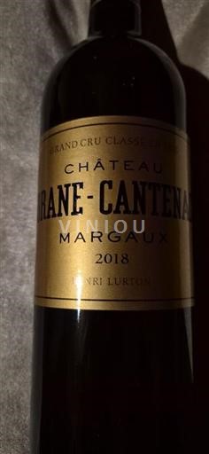 Burdeos Margaux Grand Cru Château Brane-Cantenac 2018