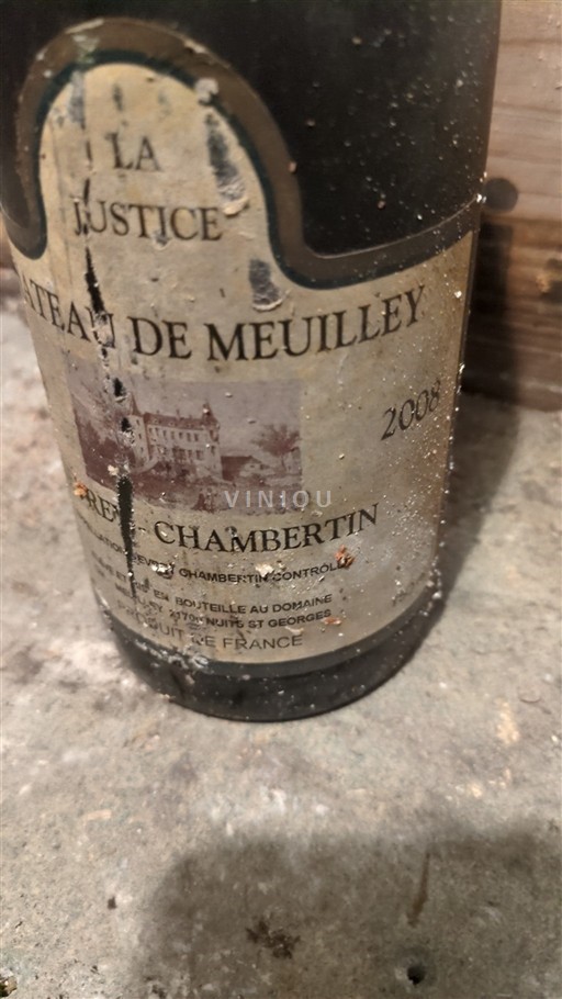 Borgogna Gevrey-Chambertin Château Meuilley La Justice 2008