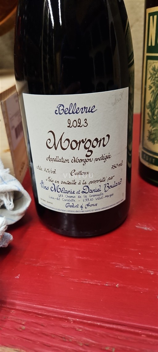 Beaujolais Morgon Vins Mélanie et Daniel Bouland Bellevue 2023