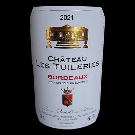 Bordeaux Bordeaux Supérieur Château Roquefort Château les tuileries 2021