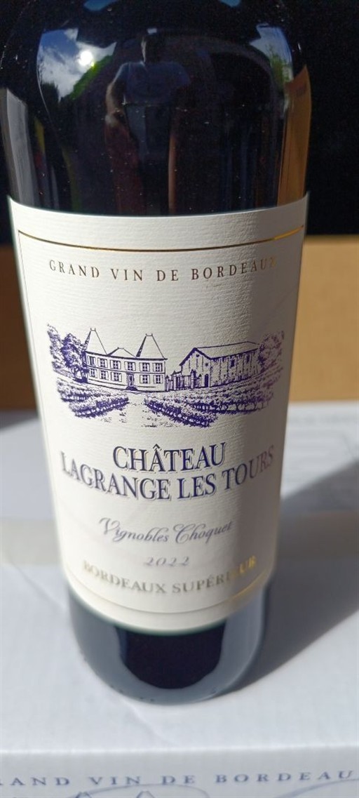 Burdeos Bordeaux superior Vignobles Choquet Château Lagrange Les Tours 2022