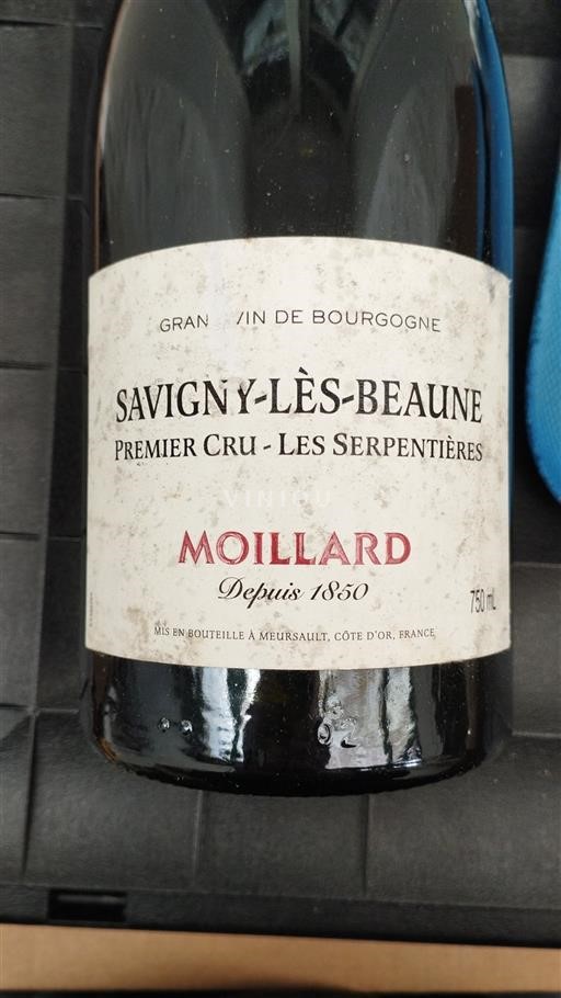 Bourgogne Savigny-lès-beaune Premier Cru Domaine Moillard Les Serpentières 2018