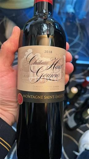 Бордо Монтань-Сент-Емільйон Château Haut Goujon 2018