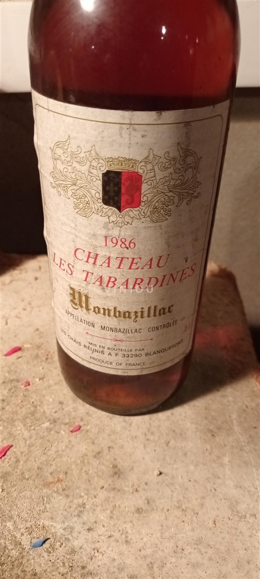 Lounais-Ranska Monbazillac Château Les Tabardines 1986