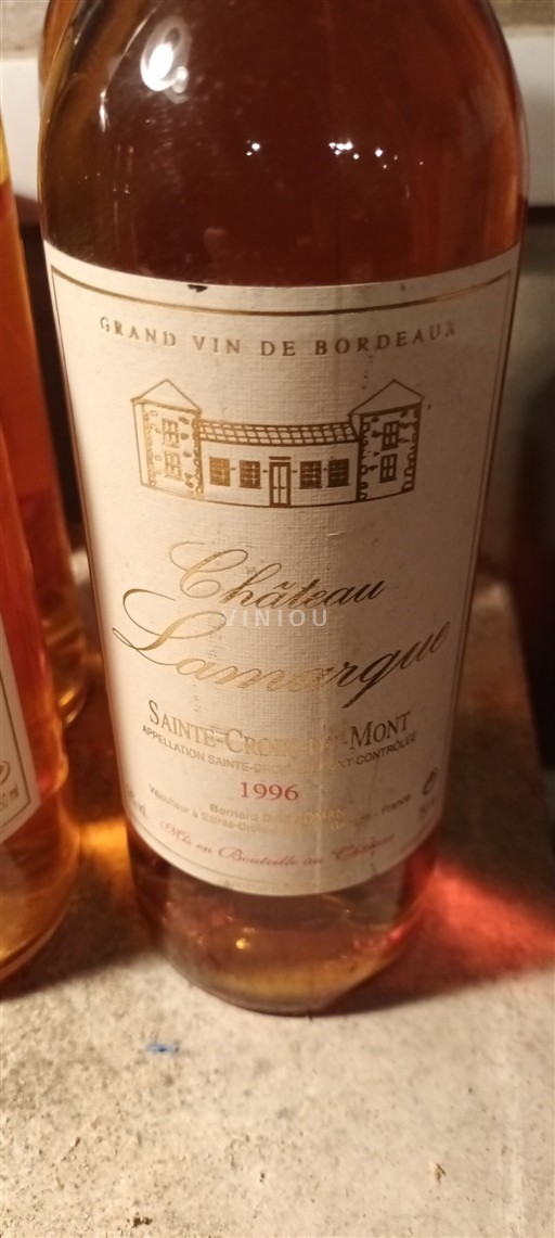 Bordeaux Sainte-Croix-Du-Mont Château Lamargue 1996