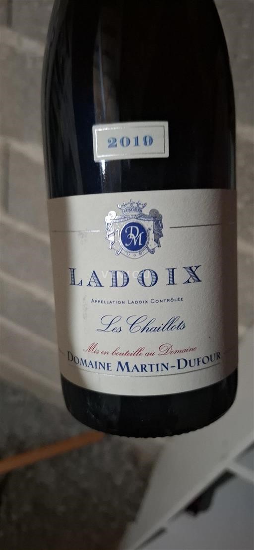 Burgundy Ladoix Grand Cru Domaine Martin-Dufour Les Chaillots 2019