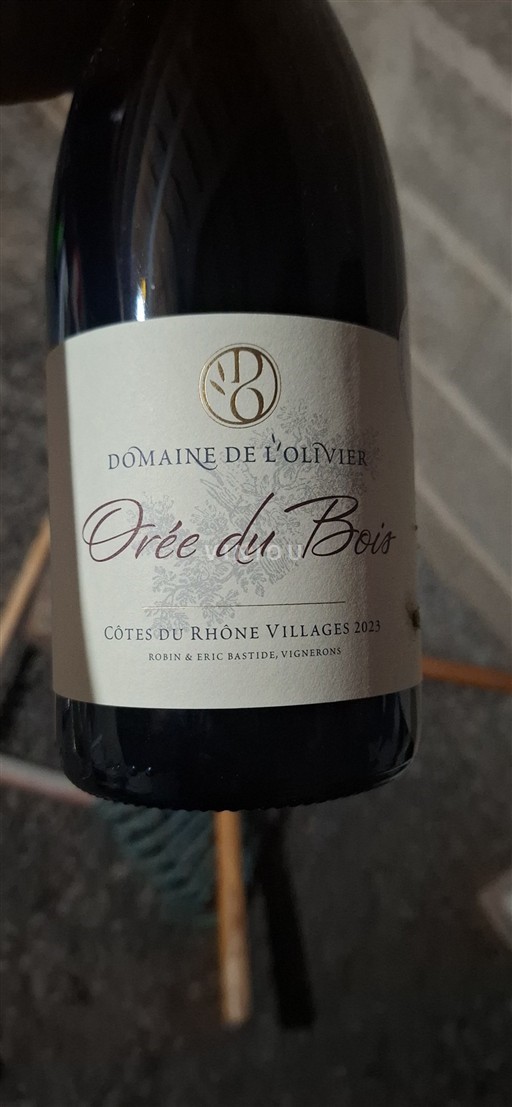Valle del Rodano Côtes-du-rhône-villages Domaine L'Olivier Orée du Bois 2023