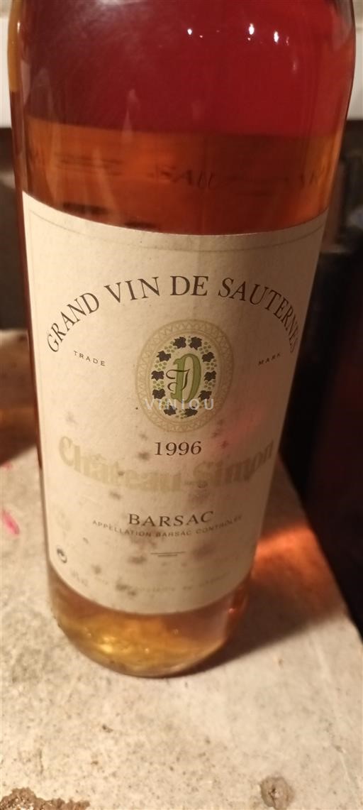 Bordéus Barsac Château -Simon 1996