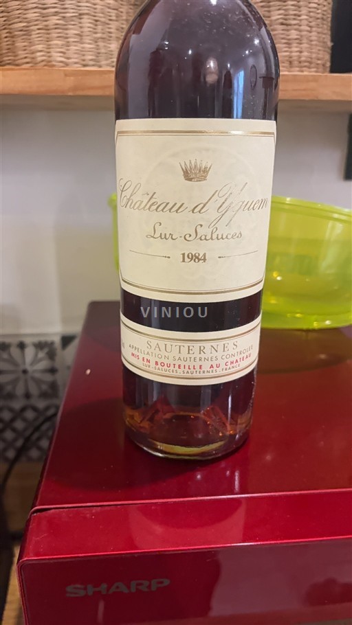 Bordeaux Sauternes Château Yquem 1984