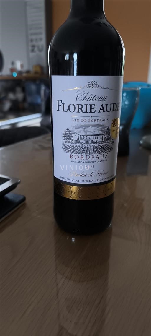 Bordeaux Château Florie Aude des Grillères 2023