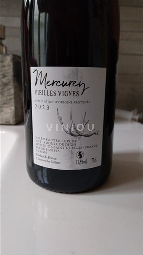 Bourgogne Mercurey Vieilles Vignes 2023