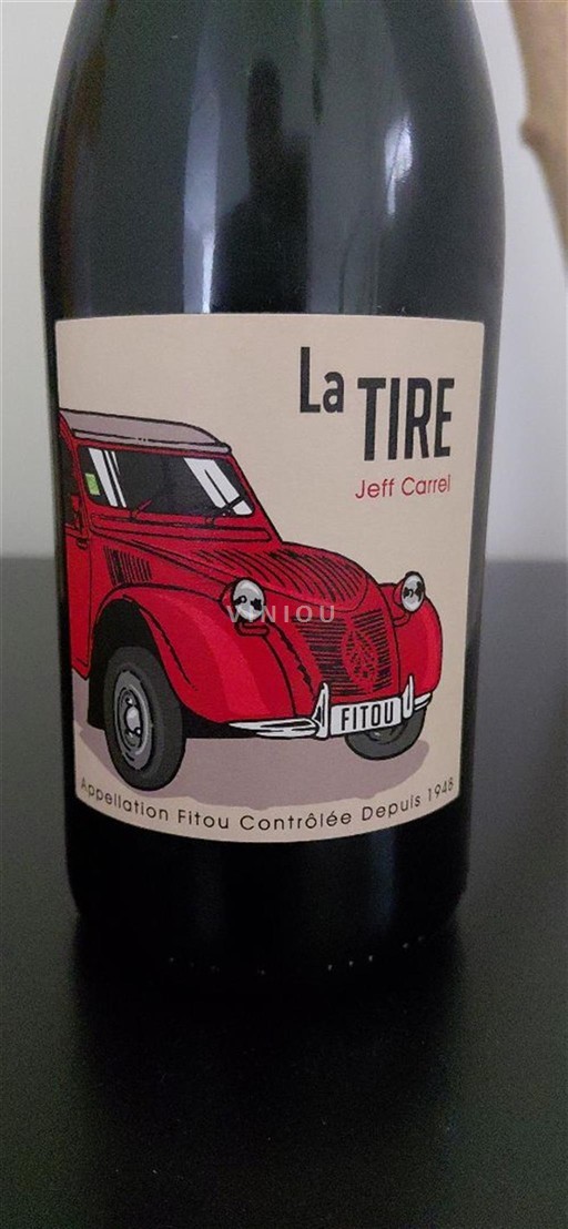 Languedoc Fitou Jeff Carrel La Tire Icke årgångsbetecknad