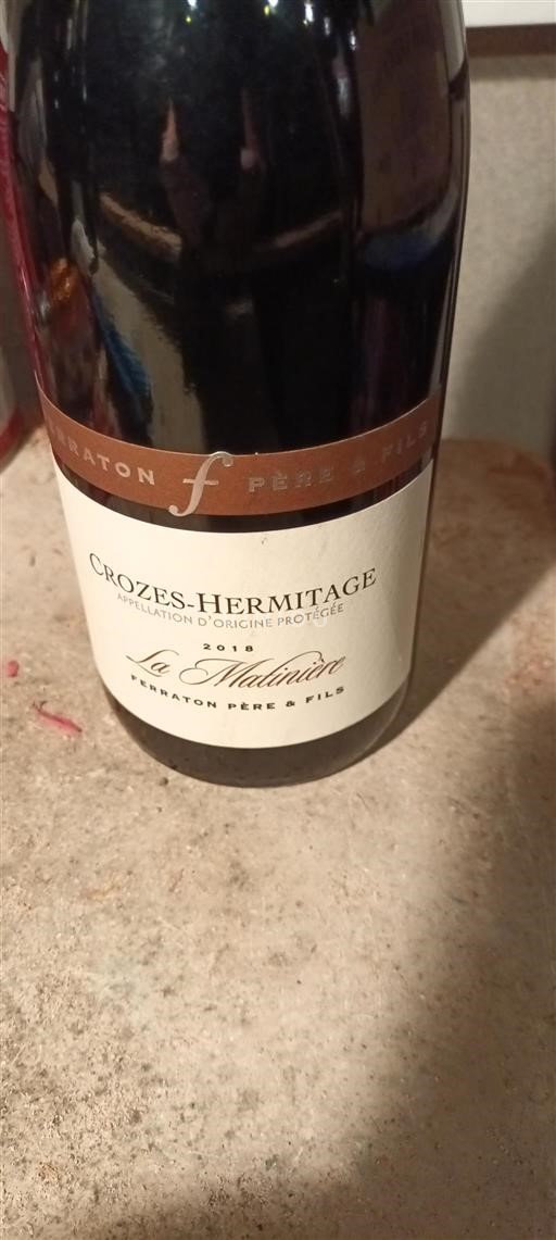 Rhônedalen Crozes-Hermitage Ferraton Père & Fils La Matinière 2018