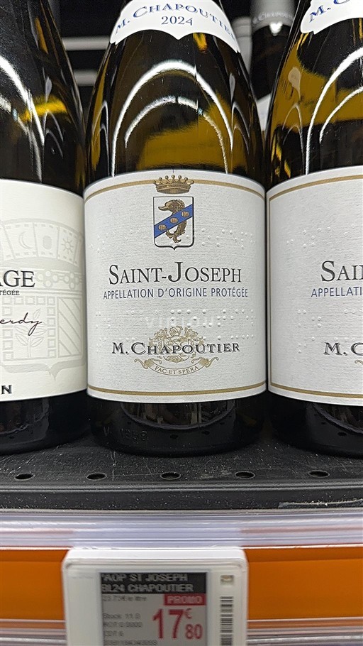 Rhônedalen Saint-Joseph M. Chapoutier 2024