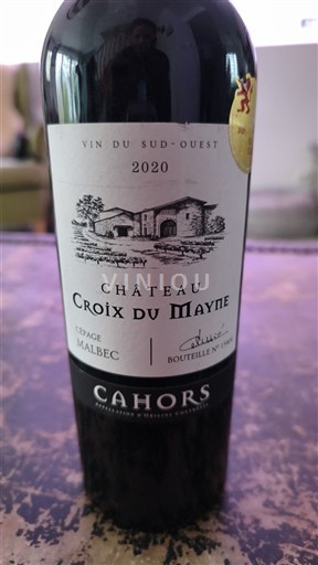 Sud-Vest Cahors Château Croix du Mayne 2020