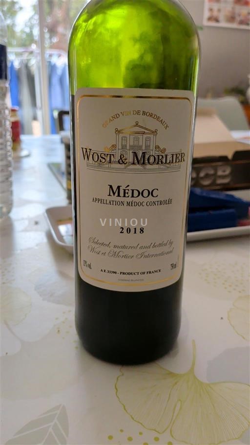 Bordeaux Médoc Wost & Morlier 2018