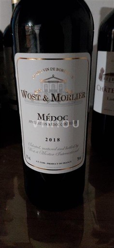 Burdeos Médoc Wost & Morlier 2018