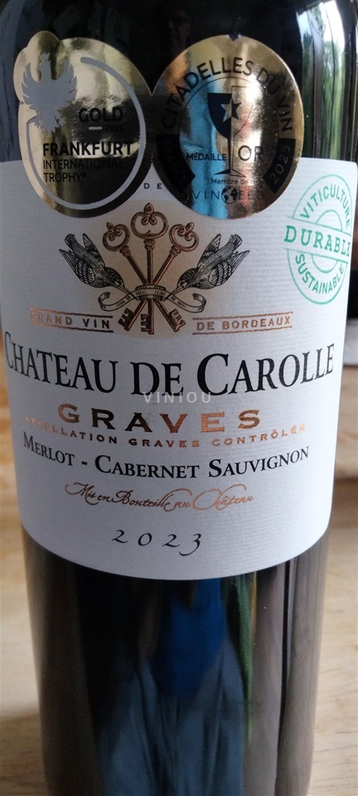 Bordeaux Graves Château Carolle 2023