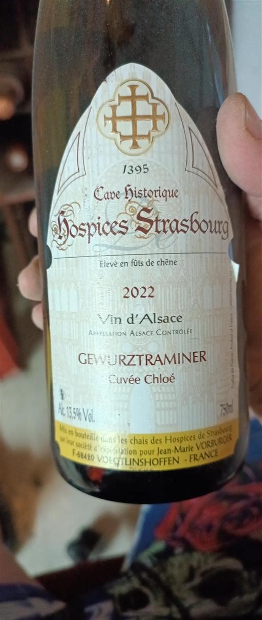 Alsace Grand Cru Cave historique des Hospices de Strasbourg Chloé 2022