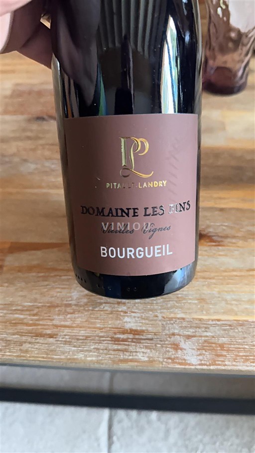 Vin Rouge sec Vieilles Vignes Domaine Les Pins 2018 France Vallée de la Loire Bourgueil AOC