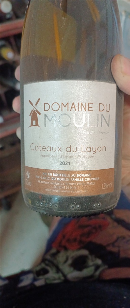 Loiretal Coteaux-du-Layon Domaine Moulin 2021