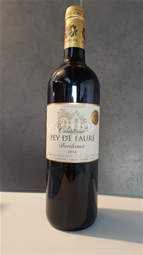Bordeaux Château Pey de Faure 2014