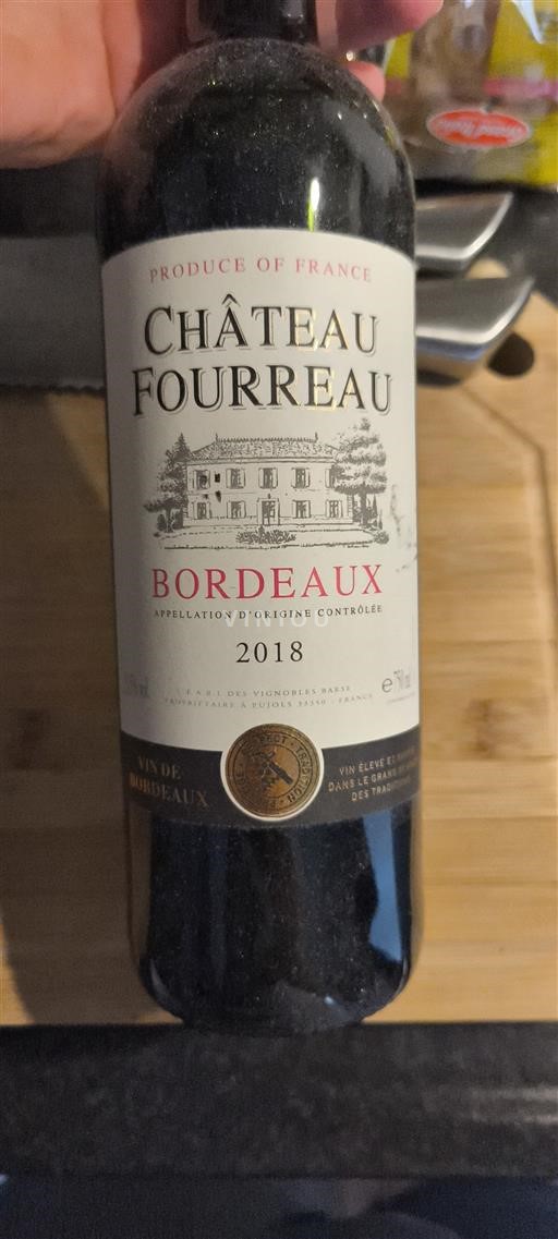 Bordeaux Château Fourreau 2018