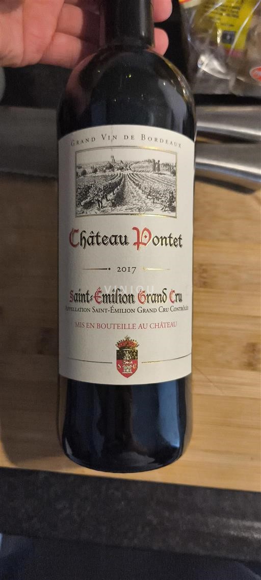 Bordeaux Saint-Émilion Grand Cru Grand Cru Château Pontet 2017